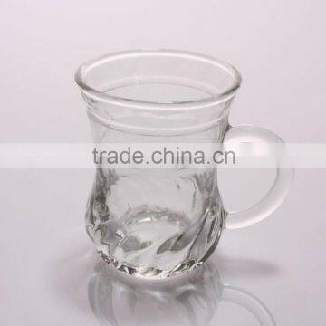 2016 factory outlet Eco-friendly glass tea cup/tea mug