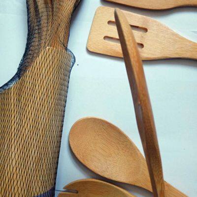 Bamboo Cooking Spoon With Holder on Sale