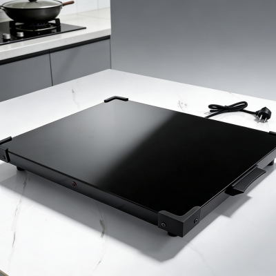 Electric Enamel Warming Tray Food Safe Buffet Food Warming Plate for Restaurant Home