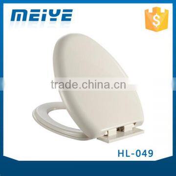 HL-049 MEIYE PP 470*365*64mm Round Soft-closing Toilet Seat Cover Ramp Down Toilet Lid