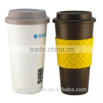 2015 newly good quality silicone stainless steel coffee cup set