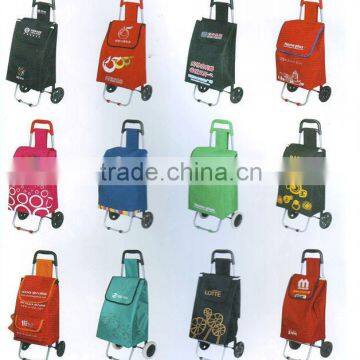 Trolley foldable shopping bag