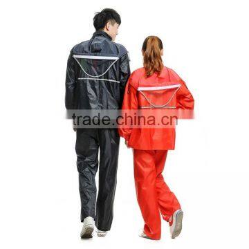 New Style Waterproof Luminous Suit Motorcycle Raincoat photo-3