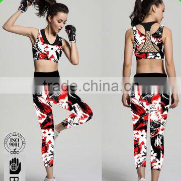 2016 High quality fashionable girl's Yoga Wear sets