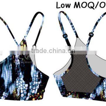 Custom Sublimation Sports Bra with printing