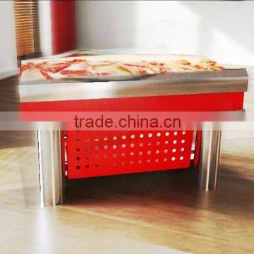 APEX custom make supermarket pork meat cutting table