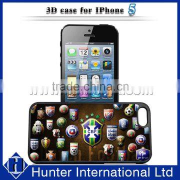 Country Flag 3D Hard PC Case For iPhone5