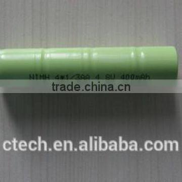 NIMH 4*1/3AA 4.8V 400MAH rechargeable battery for electronic cigarette