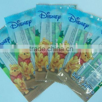 customized flat plastic bag for wet tissue, OPP tissue paper packing plastic bag