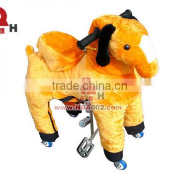 QHKR03 Cheap Indoor Mechanical Dog Kiddie Ride for Sale