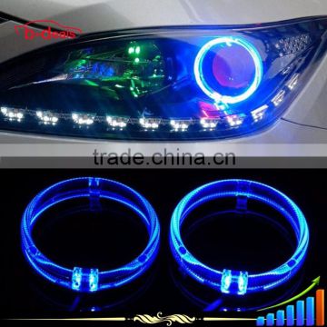 B-deals hot selling white blue red color led guide light angel eyes for projector lens with switchback version