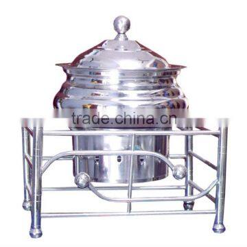 Steel Cheffing Dish, Wedding & Party utensils, food serving dish, hot keeping dish, Catering item, Hotel & Restaurant utensils