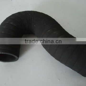 Rubber air hose wraped in cloth by hand