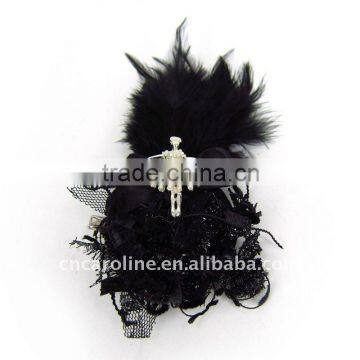 2012 New Design Vintage Party Feather Brooch