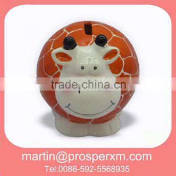 Sheep design of ceramic animal money box