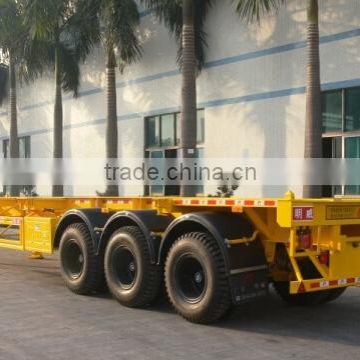 Heavy semi 60tons lowboy semi trailer