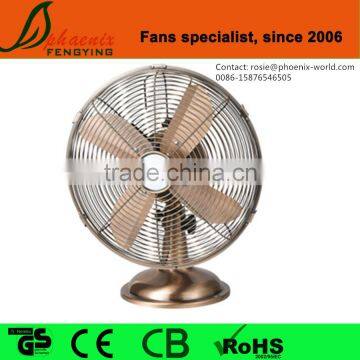 Manufacture hot product 3-speed Control Copper Metal Desk Fan