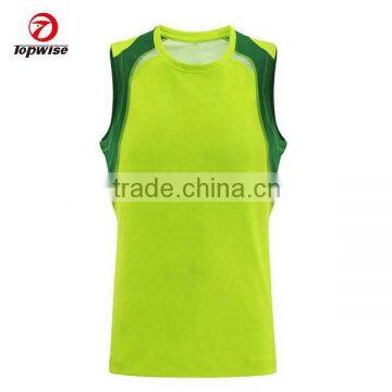 high quality running fluorescence colour vest