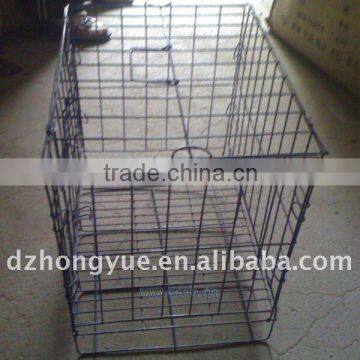 double dog cages stainless steel