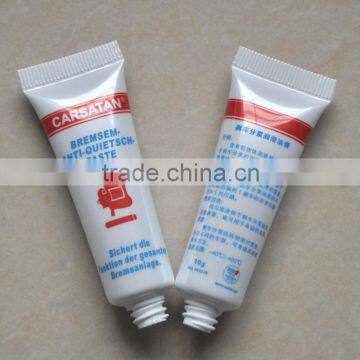 10g plastic tube for cosmetic and bremsem anti quietsch passte packaging