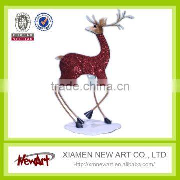 Red deer outdoor christmas decorations