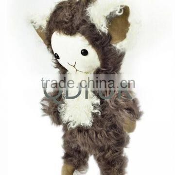 QD80899 Kids Real Lamb Fur Teddy Baby Toys