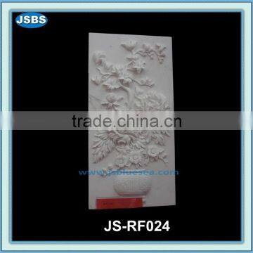 High quality white marble stone relief carving