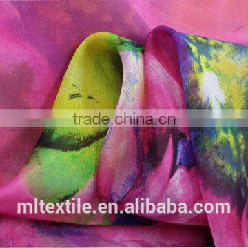 Wholesale 100% Printed Silk Chiffon Fabric For Garment photo-2