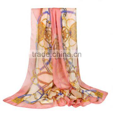 2016 Hot Sale Digital Print Fashion Silk Scarf Women's Silk Scarf Shawl Scarves photo-5