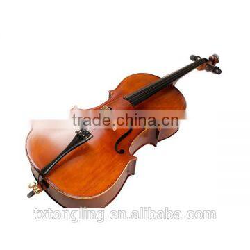 OEM Solid Wood Top Material And Electric Material Ebony Wood Fingerboard Cello TL013-1 photo-2