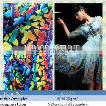 Wholesale printing fabric textiles polyamide swimwear spandex