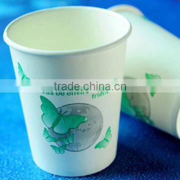 pla single wall paper cup,disposable cafe latte cup,paper cup design china