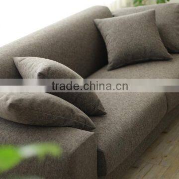 Simple Design Fabric Scatter Back Three Seat Sofa Quality Choice photo-2
