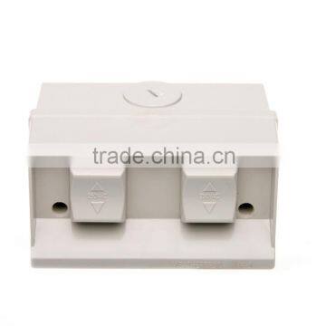 weatherproof double GPO2 power point socket outlet