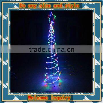 MAX180CM Flashing spiral tree modeling spiral christmas tree