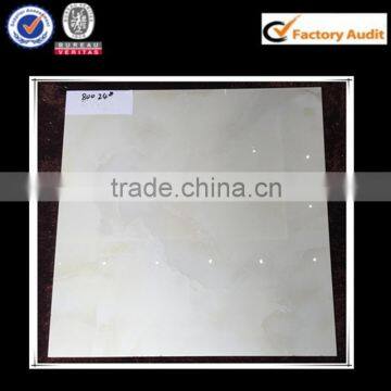 800x800 polished white marble porcelain floor tile for sale