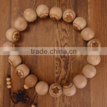 2014 Natural hot sell Wooden Bead bracelet wholesale