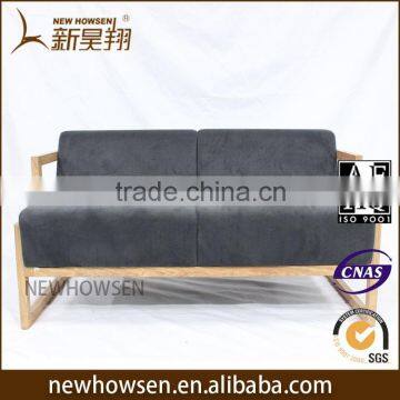 Office fabric metal frame sofa