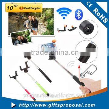 New Selfie Stick Monopad selfie stick Extendable InBuilt Bluetooth Remote Wireless Shutter