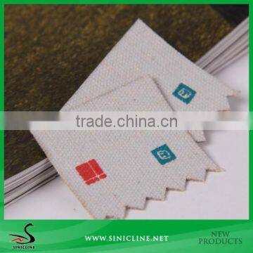 Sinicline Cotton Material Printed Logo Labels for Clothing