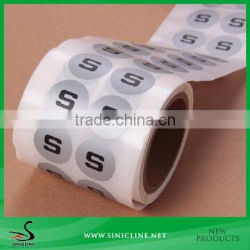 Sinicline Clothing Size Sticker With Metal Finish