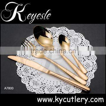 high quality flatware, gold silverware