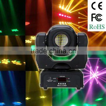 DM512 Sound Control Auto Rotating 9/11 CH Rainbow 8 Colors Changing Head Moving Light LED Stage Gobo Pattern Lamp for Club 35W