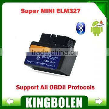 2015 Top-Rate Super Mini ELM 327 Bluetooth ELM327 Bluetooth Supports All OBD2 Protocols