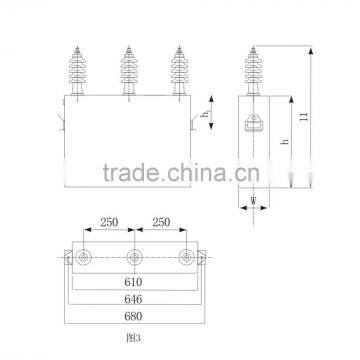 High Voltage Power Capacitor-11kV, 50Hz photo-3