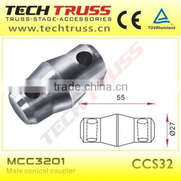 Male conical coupler accessories of truss