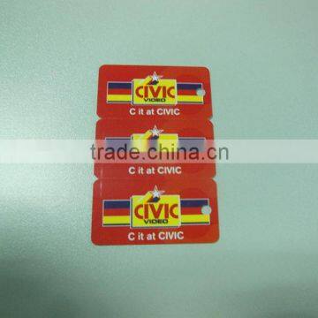 Branded new design game card printing plastic card