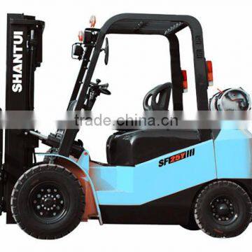 SHANTUI Dual Fuels Forklift Truck 2 ton for Rusia