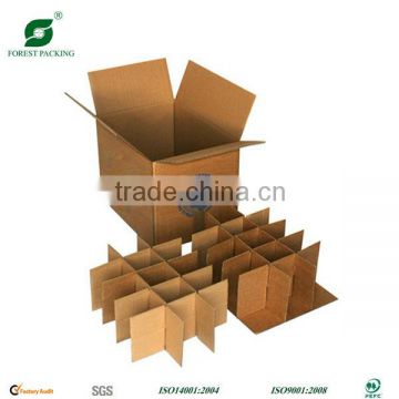 Strong RSC Corrugated Box with Divider