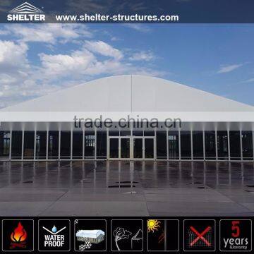 Windproof dome tents for events